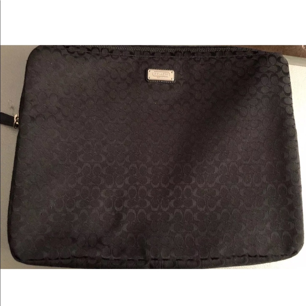 Coach laptop case
